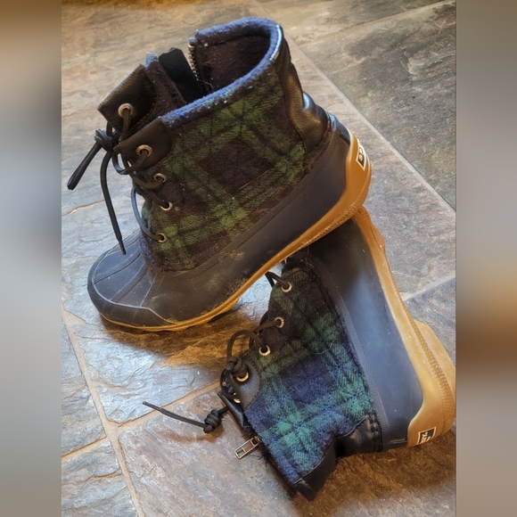 Women's plaid Sperry boots - Picture 2 of 4